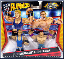 Jack Swagger / John Cena from WWE Rumblers - 2-Packs manufactured by Mattel [Front]