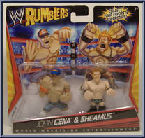 John Cena / Sheamus from WWE Rumblers - 2-Packs manufactured by Mattel [Front]