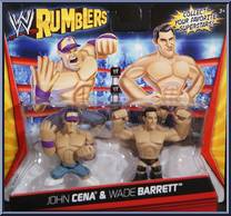 John Cena / Wade Barrett from WWE Rumblers - 2-Packs manufactured by Mattel [Front]