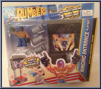 Ringing Entrance Playset (with Rey Mysterio) from WWE Rumblers - Playsets manufactured by Mattel [Front]