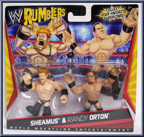 Sheamus / Randy Orton from WWE Rumblers - 2-Packs manufactured by Mattel [Front]