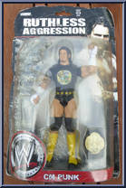 CM Punk from WWE Ruthless Aggression - Series 33 manufactured by Jakks Pacific [Front]