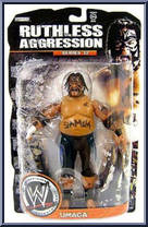 Umaga from WWE Ruthless Aggression - Series 32 manufactured by Jakks Pacific [Front]