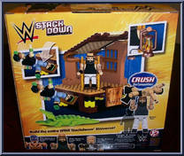 Bray Wyatt’s Swamp House from WWE Stack Down - Basic Series manufactured by Bridge Direct [Back]