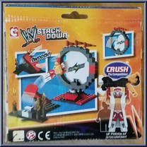High Flyin’ Sin Cara from WWE Stack Down - Basic Series manufactured by Bridge Direct [Back]