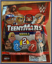 Ultimate Warrior (Metallic Gold) from WWE TeenyMates - Series 2 manufactured by Party Animal [Front]