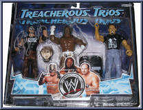 Rey Mysterio / Booker T / Chavo Guerrero from WWE Treacherous Trios - Series  5 manufactured by Jakks Pacific [Front]