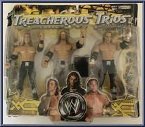 Zack Ryder / Edge / Curt Hawkins from WWE Treacherous Trios - Series  8 manufactured by Jakks Pacific [Front]