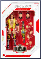Razor Ramon (Yellow Vest) from WWE Ultimate Edition - Series 16 manufactured by Mattel [Front]