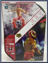 Rey Mysterio (Red) from WWE Ultimate Edition - Fan Takeover manufactured by Mattel [Back]
