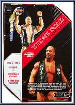 Stone Cold Steve Austin from WWE Ultimate Edition - Best of Ultimate manufactured by Mattel [Back]
