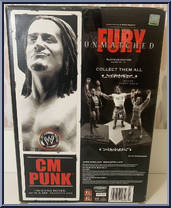 CM Punk from WWE Unmatched Fury - Series 11 manufactured by Jakks Pacific [Back]