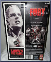 Shawn Michaels from WWE Unmatched Fury - Series  2 manufactured by Jakks Pacific [Back]