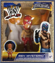 Rey Mysterio from WWE - BobbleStars manufactured by Wicked Cool Toys [Front]