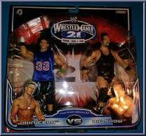 John Cena vs. Big Show from WWE WrestleMania 21 - 2-Packs manufactured by Jakks Pacific [Front]