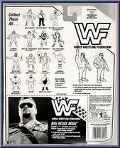 Big Boss Man from WWF - Series  1 manufactured by Hasbro [Back]