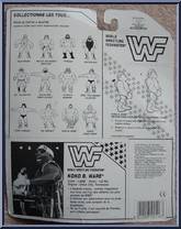 Koko B. Ware from WWF - Series  3 manufactured by Hasbro [Back]