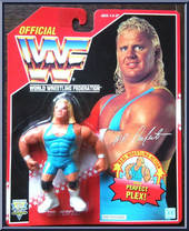 Mr. Perfect (Blue Tights) from WWF - Series  8 manufactured by Hasbro [Front]