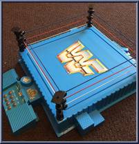 Official Wrestling Ring (Sound Effects Keyboard) (Blue Ring)
