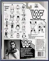 Shawn Michaels from WWF - Series  7 manufactured by Hasbro [Back]