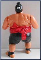 Yokozuna (Red Trunks) from WWF - Series  8 manufactured by Hasbro [Loose]
