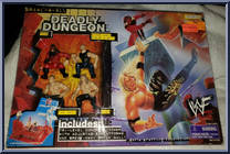 Brawl-4-All Deadly Dungeon (Ring / 4 Figures) from WWF - Minis manufactured by Jakks Pacific [Front]