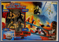 Brawl-4-All Lethal Ladder Match (Ring / 4 Figures) from WWF - Minis manufactured by Jakks Pacific [Front]