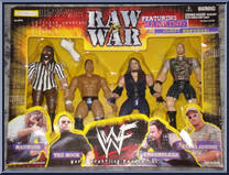 Raw Is War 4-Pack - Stone Cold Steve Austin / Undertaker / Rock / Special Guest Referee Mankind  Action Figure