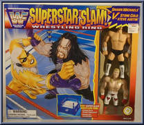 Super Slam! Wrestling Ring (Michaels vs Austin) from WWF - Rings manufactured by Just Toys [Front]