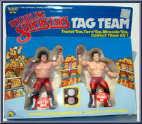 British Bulldogs from WWF - Tag Team manufactured by LJN [Front]