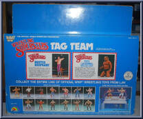 Greg Valentine & Brutus Beefcake from WWF - Tag Team manufactured by LJN [Back]