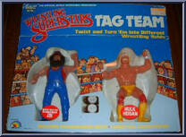 Hulk Hogan & Hillbilly Jim from WWF - Tag Team manufactured by LJN [Front]