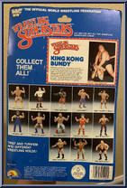 King Kong Bundy from WWF - Series 2 manufactured by LJN [Back]
