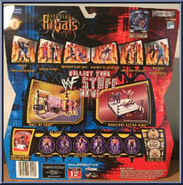 Edge vs Christian from WWF Titan Tron Live - Ringside Rivals - Series 2 manufactured by Jakks Pacific [Back]