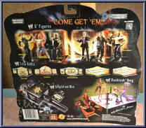 Jeff Hardy vs Eddie Guerrero from WWF Titan Tron Live - Ringside Rivals - Series 5 manufactured by Jakks Pacific [Back]