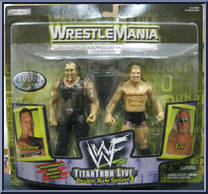 Big Show & Test from WWF Titan Tron Live - Double Slam - Series 3 manufactured by Jakks Pacific [Front]