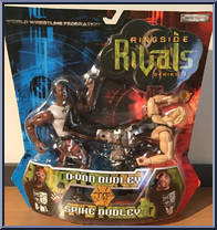 D-Von Dudley vs Spike Dudley from WWF Titan Tron Live - Ringside Rivals - Series 3 manufactured by Jakks Pacific [Front]