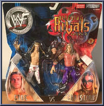 Edge vs Christian from WWF Titan Tron Live - Ringside Rivals - Series 2 manufactured by Jakks Pacific [Front]