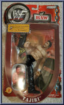 Tajiri from WWF Titan Tron Live - Unchained Fury - Red manufactured by Jakks Pacific [Front]