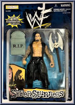 Undertaker from WWF Titan Tron Live - Super Stunners manufactured by Jakks Pacific [Front]