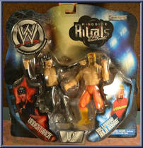 Undertaker vs Hollywood Hulk Hogan from WWF Titan Tron Live - Ringside Rivals - Series 5 manufactured by Jakks Pacific [Front]