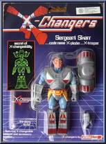 Sergeant Skarr from X-Changers - X-Troopers manufactured by Acamas Toys [Front]