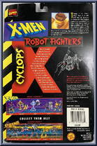 Cyclops from X-Men - Robot Fighters manufactured by Toy Biz [Back]