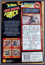 Gambit from X-Men - Power Slammers manufactured by Toy Biz [Back]