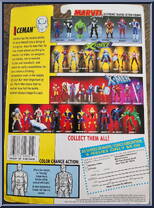 Iceman (Color Change) from X-Men - Series 2 manufactured by Toy Biz [Back]