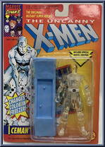 Iceman (Color Change) from X-Men - Series 2 manufactured by Toy Biz [Front]