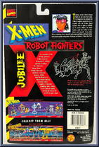 Jubilee from X-Men - Robot Fighters manufactured by Toy Biz [Back]