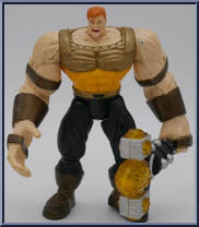 Juggernaut from X-Men - Classics - Light Up Weapons manufactured by Toy Biz [Loose]