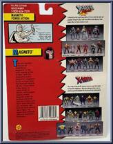 Magneto (Magnetic Hands & Chest) from X-Men - Series 1 manufactured by Toy Biz [Back]