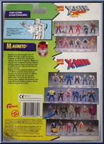 Magneto (Super Spark Action) from X-Men - Series 3 manufactured by Toy Biz [Back]